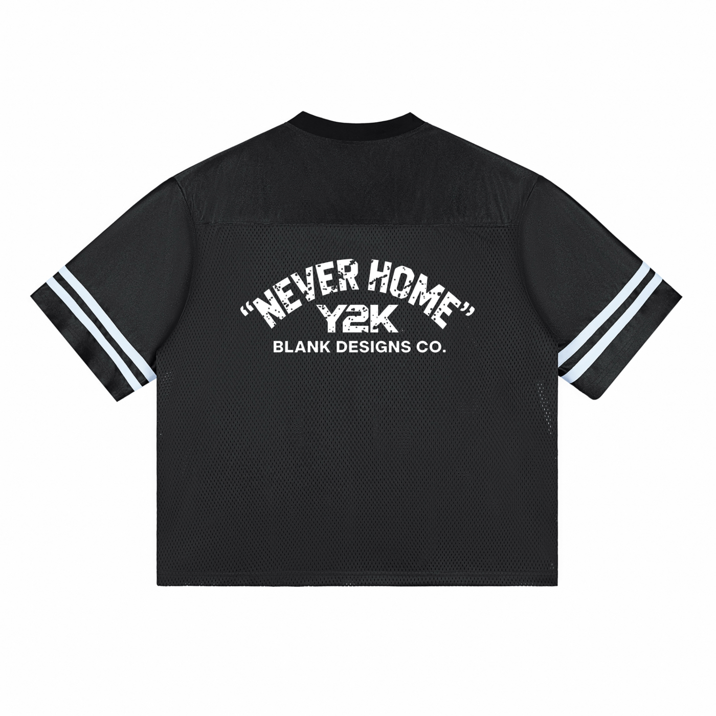 BlankDesignsCo Jersey Style "Never Home" Tee