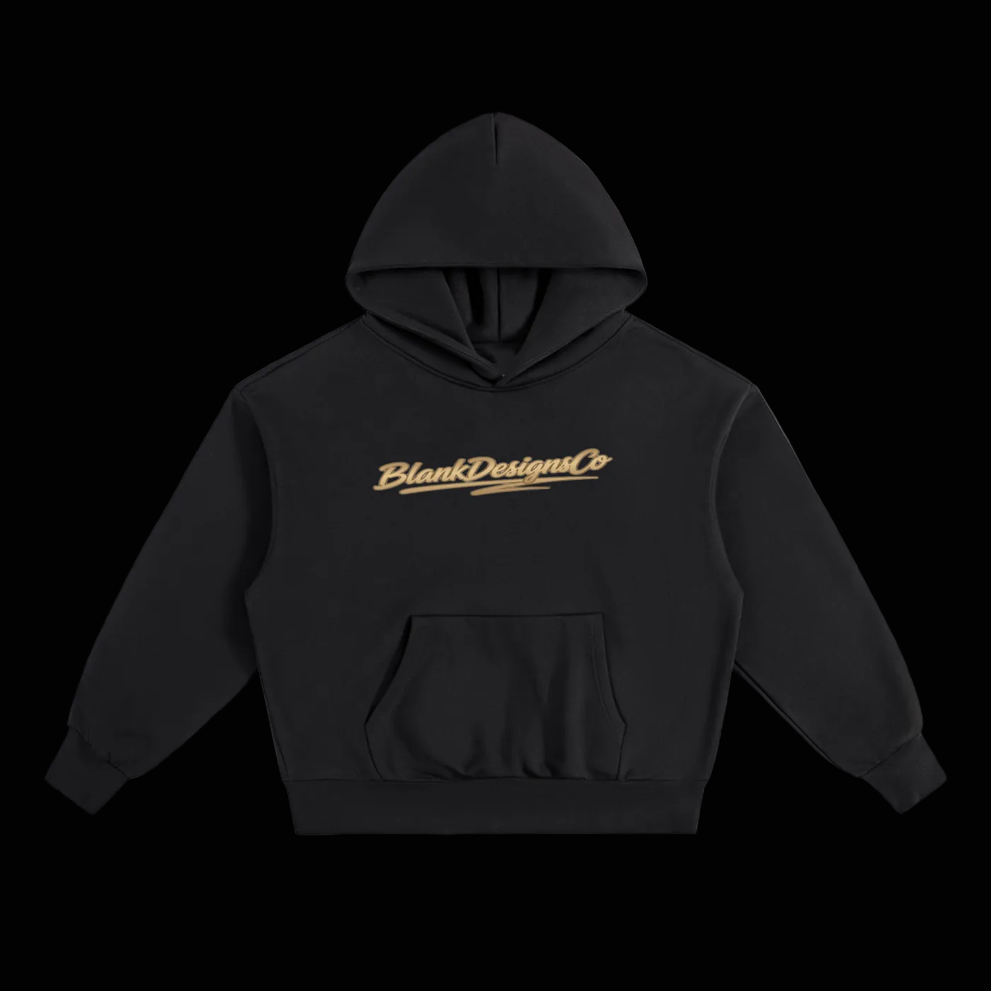 BlankDesignsCo "Midnight Drop" Heavy Fleece Hoodie