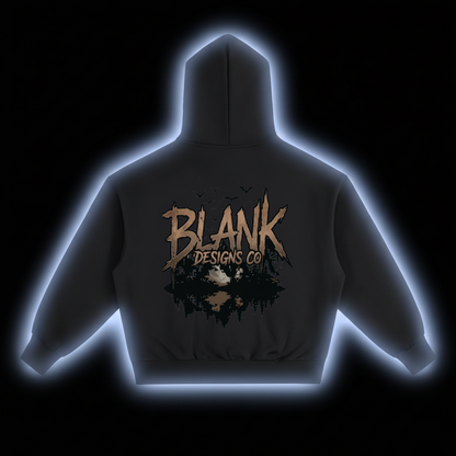 BlankDesignsCo "Midnight Drop" Heavy Fleece Hoodie