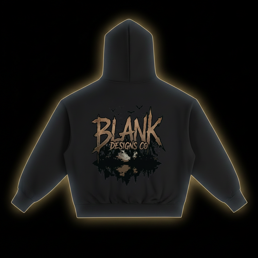 BlankDesignsCo "Midnight Drop" Heavy Fleece Hoodie