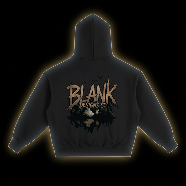 BlankDesignsCo "Midnight Drop" Heavy Fleece Hoodie