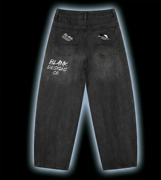BlankDesignsCo Vintage Barrel Leg Jeans