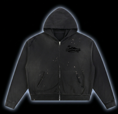 BlankDesignsCo Ripped Style Zip Up
