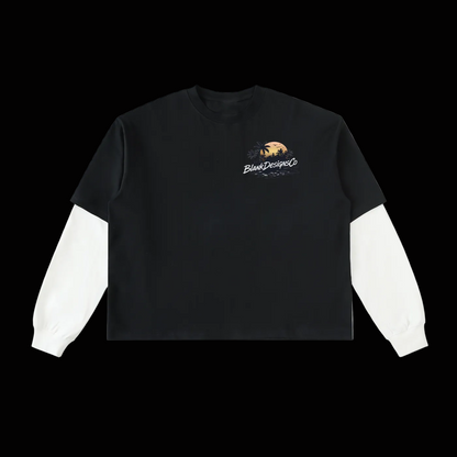 BlankDesignsCo Midnight layered T-Shirt